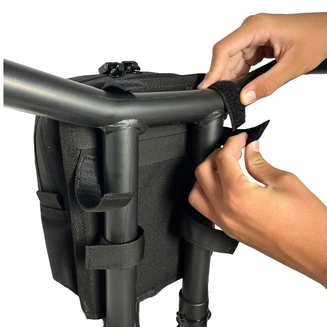 Moto Pockets Handlebar Bag Install