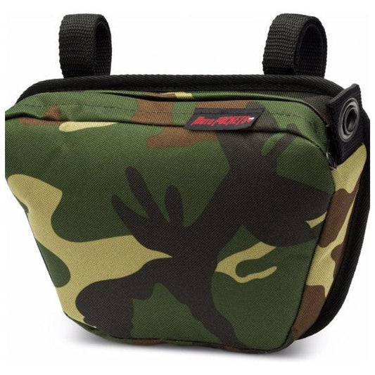 Green Camo OG T-Bar Handlebar Bag - Moto Pockets
