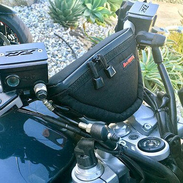 Adventure Handlebar Bag on Yamaha