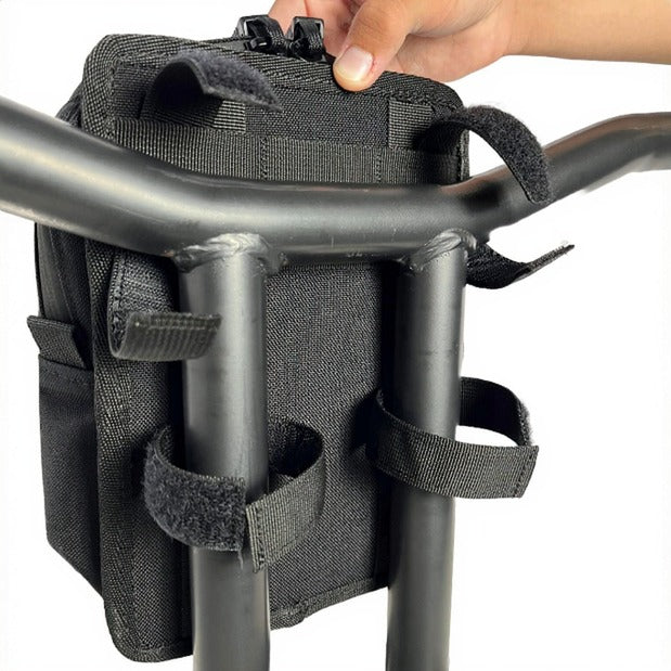 Harley Handlebar Bag Drifter on T-Bars