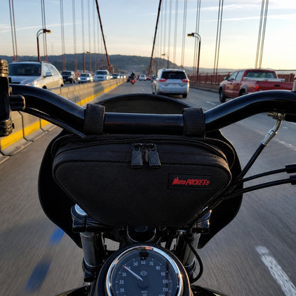 OG T-bar Bag on a Harley Davidson Motorcycle