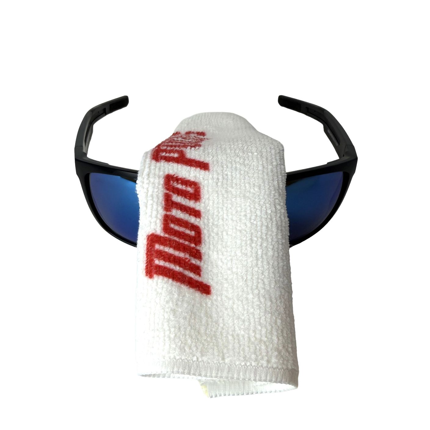 Moto Pockets microfiber 8x8 towel cleaning sunglasses